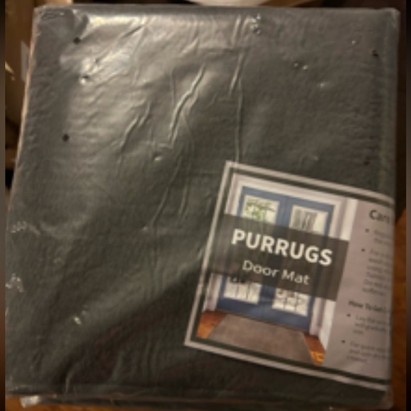 Paw🐾charcoal PURRUGS DirtTrapperDoor Mat24"x59"Non-SlipMachineWashableEn… - Picture 3 of 8